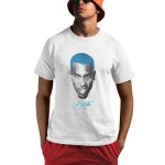 Amon-Ra St. Brown Blue Hair Shirt