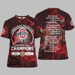 2025 Buckeyes Football Rose Bowl Game Champions Shirt
