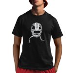 Clinton Portis Wearing Commanders Sean Taylor Legacy Project Helmet Shirt