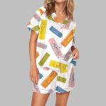 Colorful Butter Pajama Set For Women