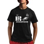 Eagles 2024 NFC Champions Hail Mary Shirt