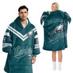 Eagles Football Unisex Blanket Hoodie 2025