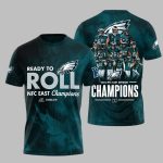 Eagles Ready To Roll 2024 NFC East Champions Shirt