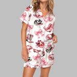 Girly Coquette Western Pajama Set For Women