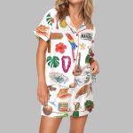 Hawaii Planner Pajama Set For Women