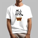 Jayden Daniels Wearing Commanders Be A Change Maker Hoodie