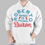 Joe Rogan Wearing Roberto Manos De Piedra Duran Hoodie