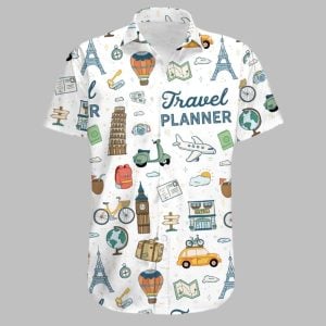 Travel Planner Hawaiian Shirt 1