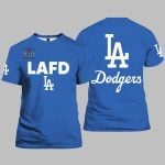 LA Dodgers Los Angeles Fire Deparment LAFD Shirt