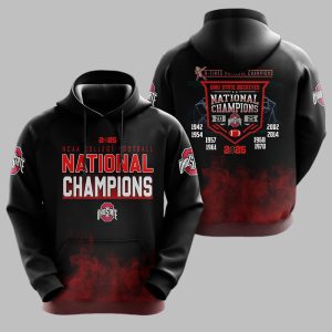Ohio State 9 Time National Champions 2025 Hoodie 1