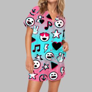TK Glitch Style Pajama Set For Women 1