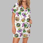Mardi Gras Coquette Pajama Set For Women