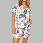 Mardi Gras Pajama Set For Women