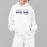 Mike Mickens Wearing Notre Dame Hoodie