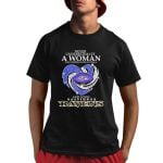Never Underestimate A Woman Who Understands Football And Loves Ravens Heart Diamond Shirt