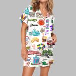 New Orleans Travel Pajama Set For Women