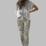 New York Street Camouflage Casual Pajama Set For Women