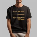 Normal Heartbeat Rate Deceased Heartbeat Heartbeat Watching Commanders Shirt