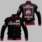 Ohio State 2024 Champions Nite-Time Champions Buckeyes Baseball Jacket