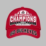 Ohio State 9x-National Champions 2024 Go Buckeyes Hat