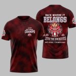 Ohio State Back Where It Belongs With The Buckeyes National Champions Shirt