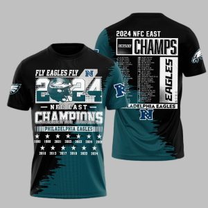 Fly Eagles Fly 2024 NFC Champions Eagles Shirt 1