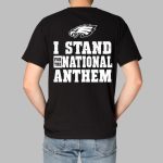 Rone's Gamblin Corner Eagles I Stand For The National Anthem Shirt