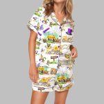 Throw Me Something Mister Mardi Gras Pajama Set For Women