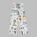 Travel Planner Contrast Wide Leg Pants For Women