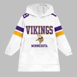 Vikings Minnesota Football Blanket Hoodie