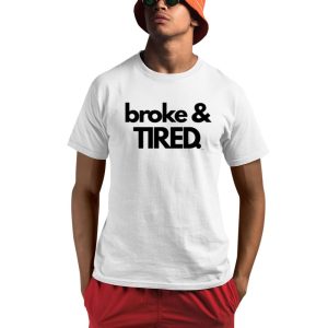 Calley Blue Broke & Tired Shirt