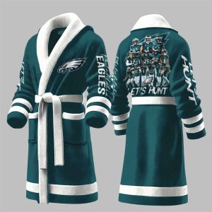 Eagles Let's Hunt Luxurious Comfort Bathrobe