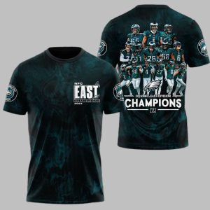 NFC East Champions 2024 Eagles Shirt 1