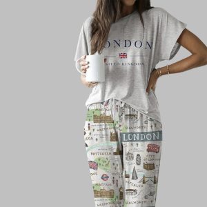 London Casual Pajama Set For Women 1