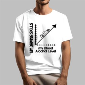 My Driving Skills My Blood Alcohol Level Shirt 1 1