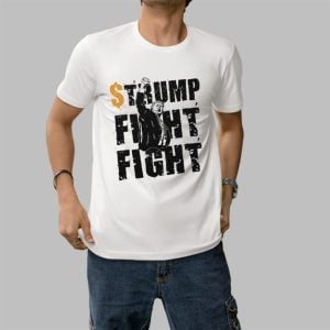 Trump Fight Fight Coin Meme Shirt 0