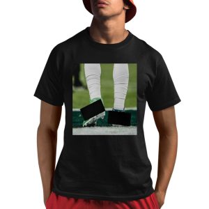 Jalen Hurts The Banned Two Different Colored Shoes Shirt 1 1