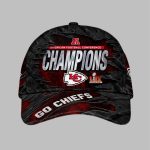 American Football Conference Champions LIX Super Bowl Go Chiefs Hat