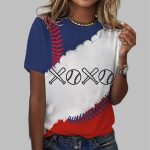 Baseball Season XOXO Printed Shirt