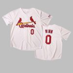 Cardinals Masyn Winn Home White Jersey 2025 Giveaway