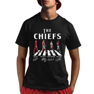 Chiefs Walking Abbey Road Andy Reid Travis Kelce Patrick Mahomes Chris Jones Shirt 1 1