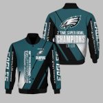 Eagles 2 Time Super Bowl Champions LII LIX Bomber Jacket