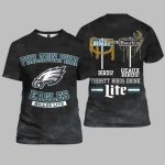 Eagles Miller Lite Go Birds Geaux Birds Thirsty Birds Drink Shirt