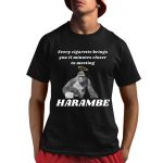 Every Cigarette Brings Harambe Shirt