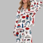 Free Palestine Pajama Set For Women