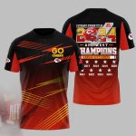 Go Chiefs 9 Straight Division Titles 2024 AFC West Champions Shirt