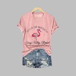 Gulf Of Mexico Stay Salty Resist Printed V Neck T-Shirt