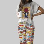 Hip-Hop Artist Casual Pajama Set For Women