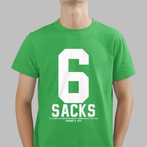 Eagles 6 Sacks Shirt 4 6