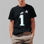 Jalen Hurts Eagles Super Bowl LIX Number One Shirt